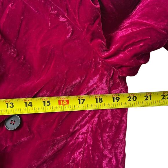 Akira Rose Velvet Blazer Women's Size Medium | 53-7 - Picture 6 of 6